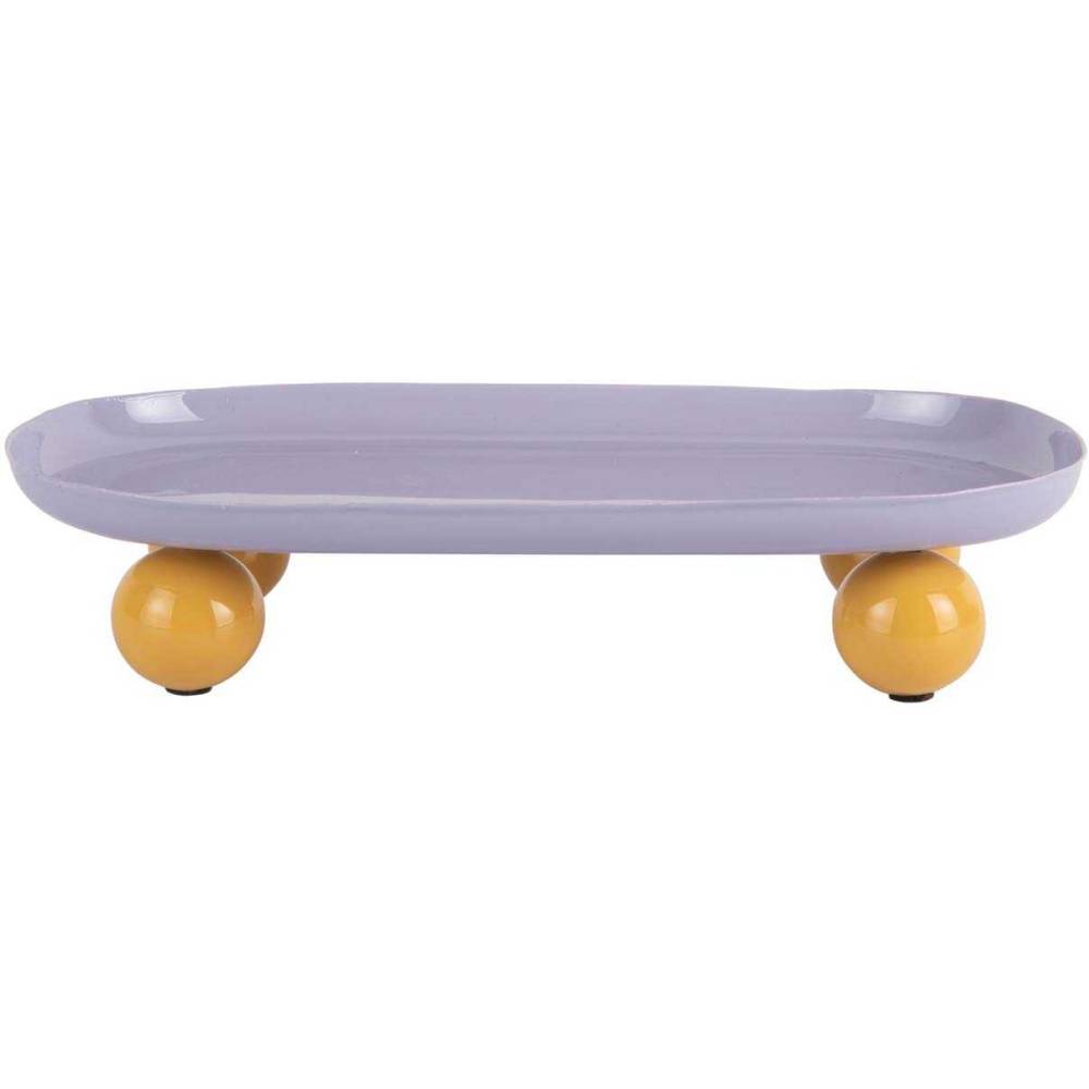 Plateau oval en métal Double Funky Pt' - Image 3