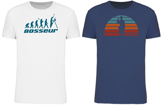 Lot de 2 t-shirt de travail BOSSEUR Evo Blanc - 12235-003