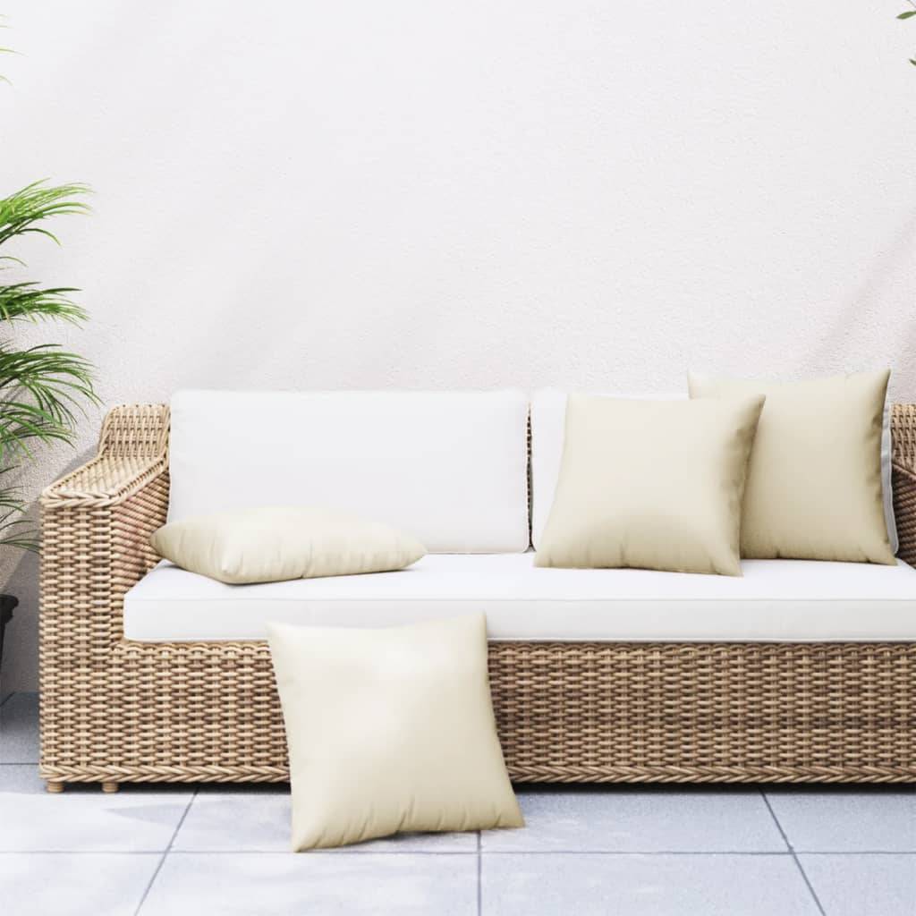 PANGIVO - Coussins d'extérieur polyester crème 50 x 50 cm - PANGIVO - Image 1