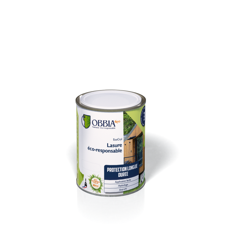 Lasure Éco-Responsable OBBIA 1L Chêne clair - ECOCRYL1/3003 - Imagen 2