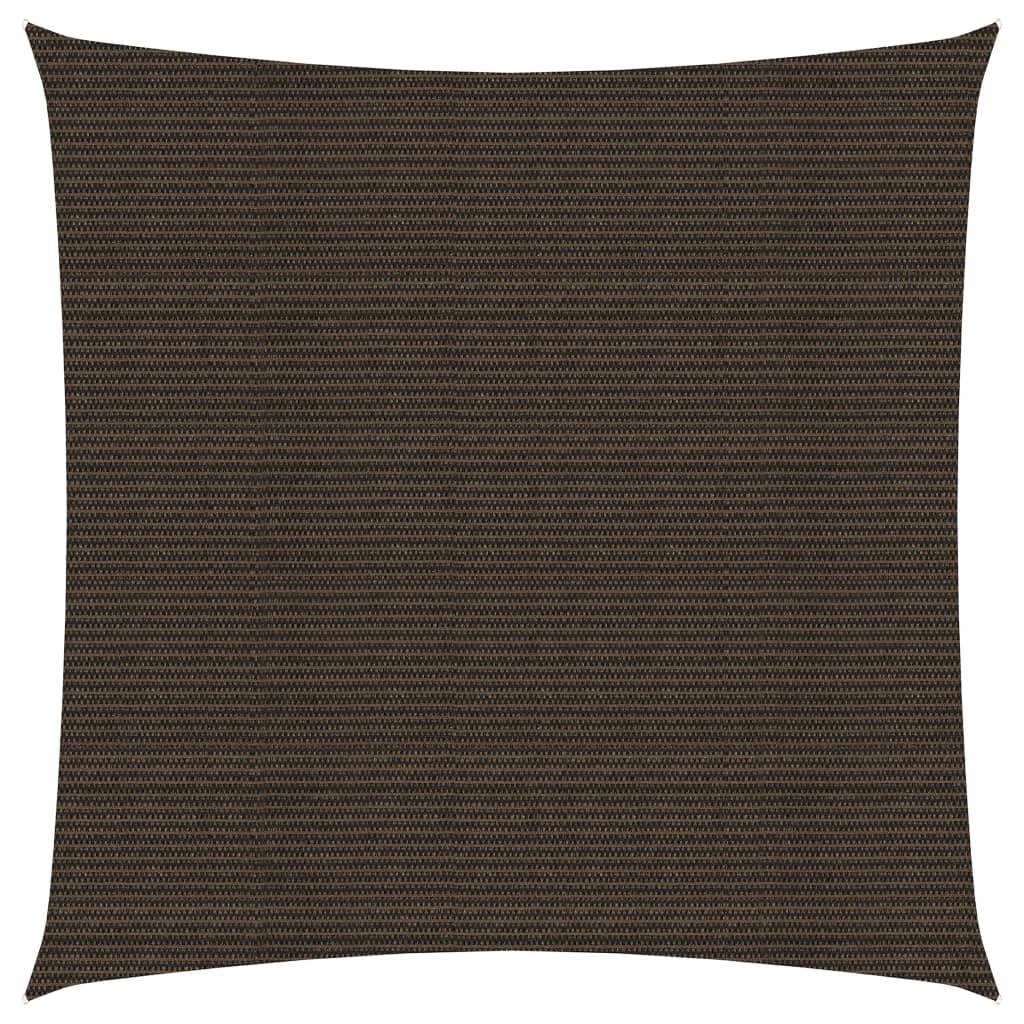 Helloshop26 - Voile d'ombrage 160 g/m² 2 x 2 m PEHD marron - Imagen 1