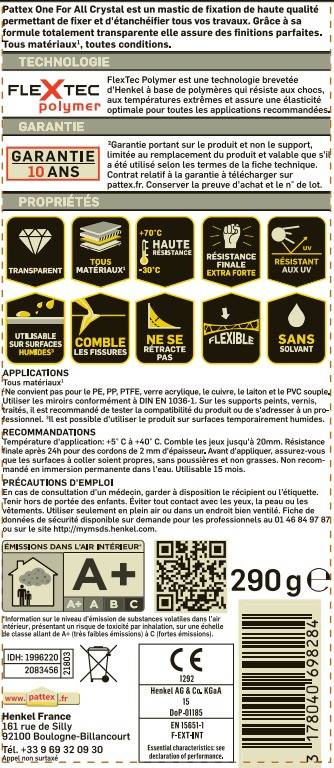 Pattex - COLLE NCNV FIX CRYSTAL 290G - Image 2