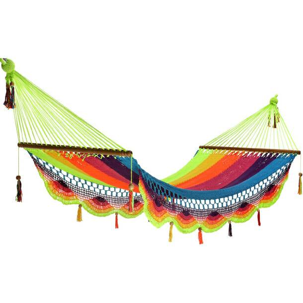 Hamac Del Sol - Hamac à barre Rivas L Multicolor- Hamac del Sol - Imagen 1