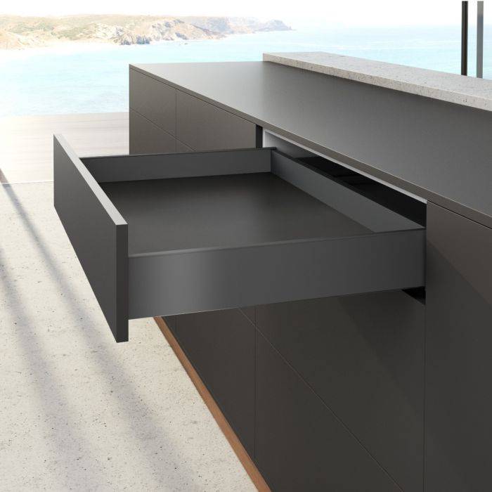 Profil Avantech You L.500 x H.251 mm HETTICH Anthracite set - 9255356 - Imagen 1