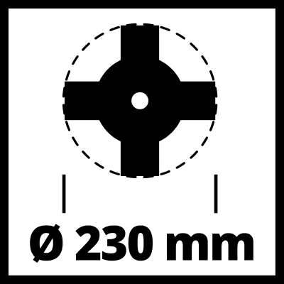 Einhell - Lame 4 dents de rechange pour débroussailleuses Einhell - Imagen 2