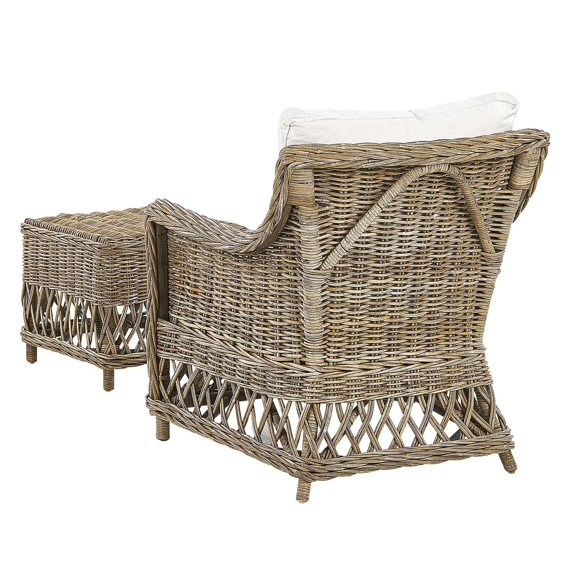 Fauteuil Rotin Naturel RIBOLLA - Beliani - Image 5
