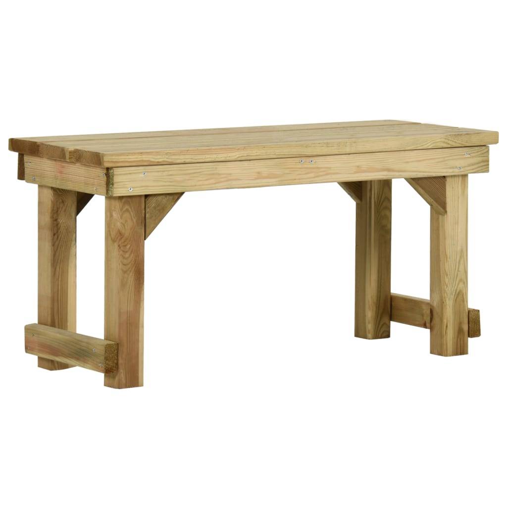 Maison Chic - Banc de jardin - Banc d'extérieur - Banquette 90 cm bois de pin imprégné - Imagen 2