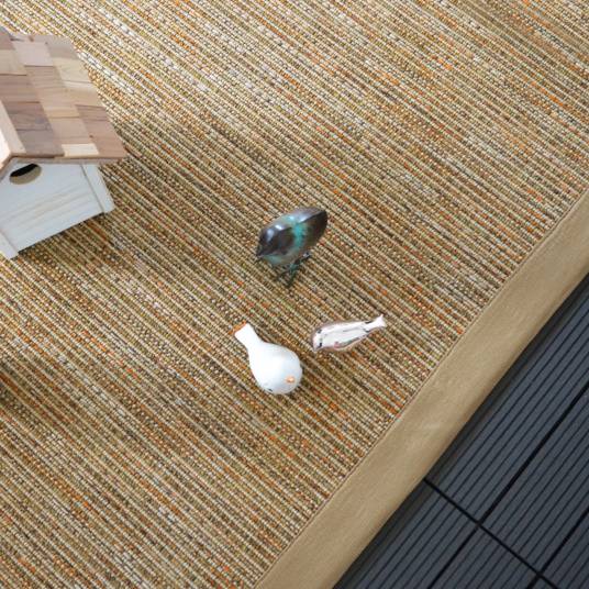 Decoweb - Tapis intérieur / extérieur - Bornéo nature - Ganse caramel - 120 x 170 cm - Decoweb - Image 2