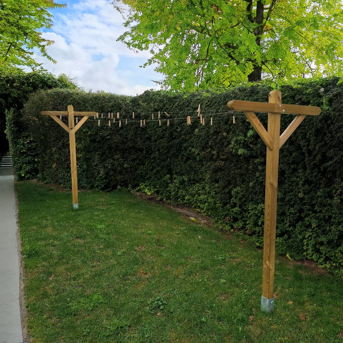 Etendoir à linge extérieur Séville - Cémonjardin - Image 2