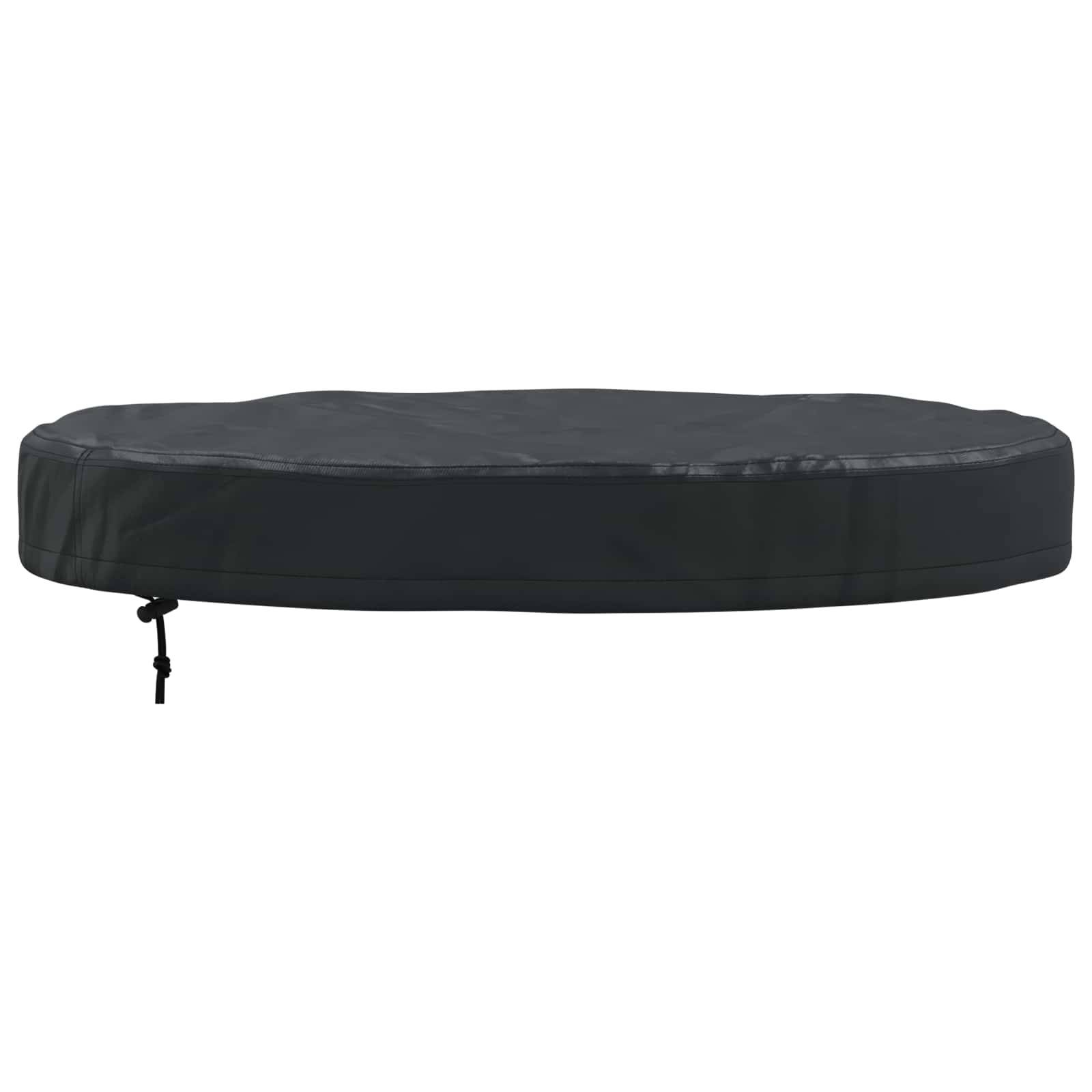 Housse de table tissu Oxford noir 62 x 62 x 10 cm, Poids:0.22kg - PANGIVO - Image 2