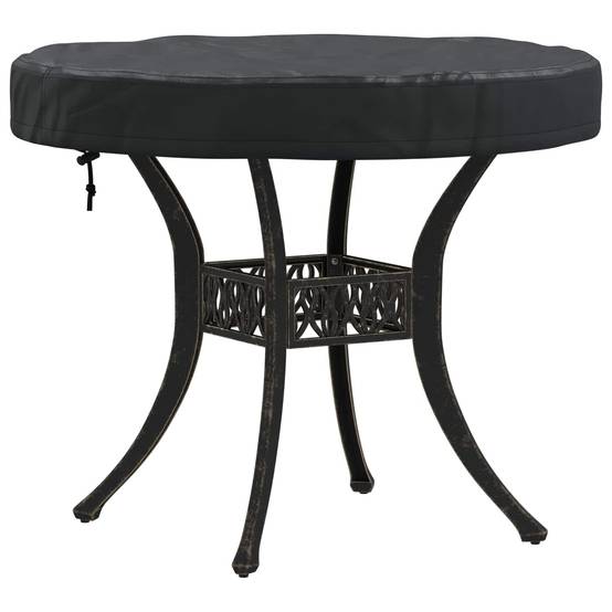 Housse de table tissu Oxford noir 62 x 62 x 10 cm, Poids:0.22kg - PANGIVO - Image 3