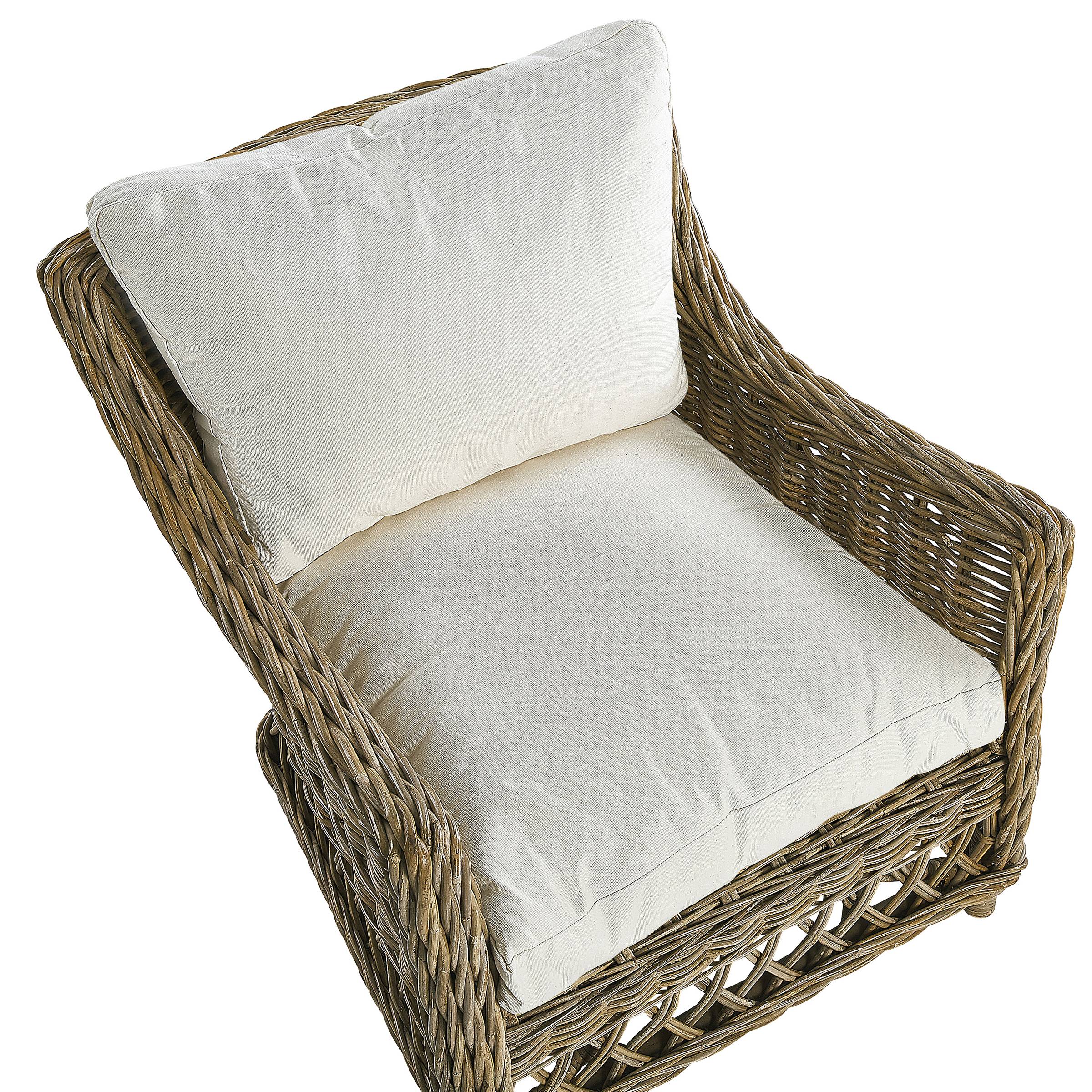 Fauteuil Rotin Naturel RIBOLLA - Beliani - Image 5