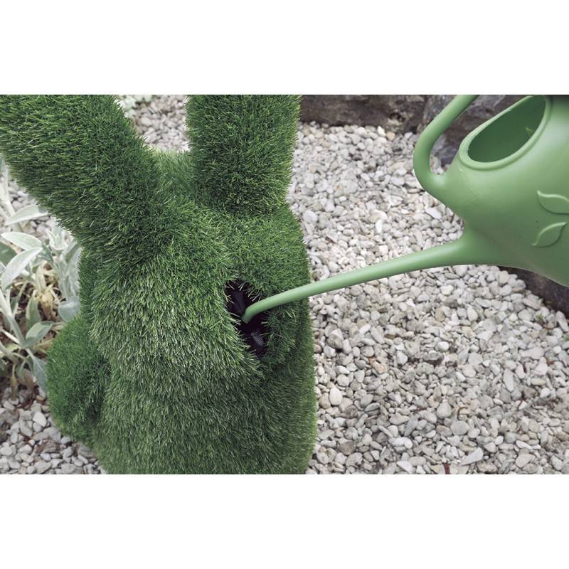 Nortène - Lapin décoratif en gazon synthétique 84 x 36 x 45 cm - arrosage goutte à goutte - Image 3