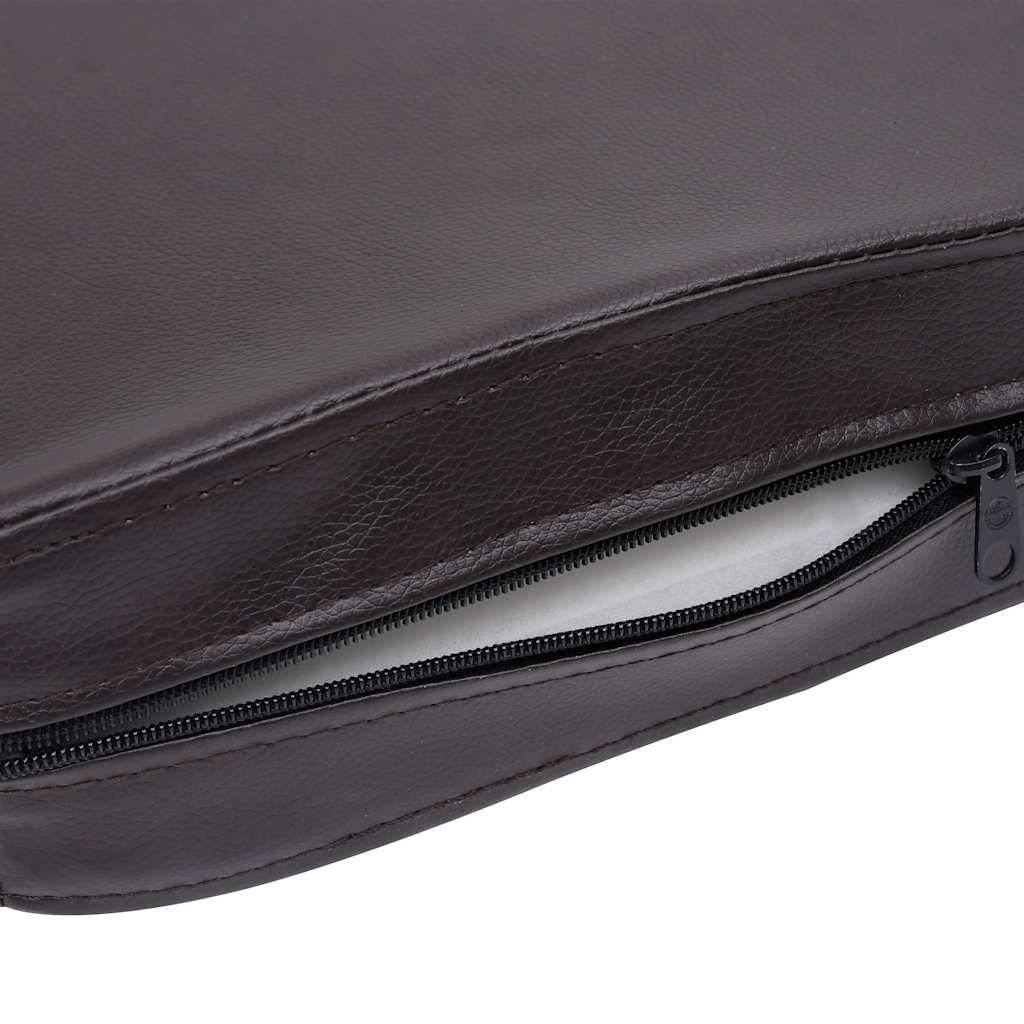Vidaxl - Canapé pour chien Marron 80x50x40 cm Similicuir vidaXL 170966 - Imagen 4