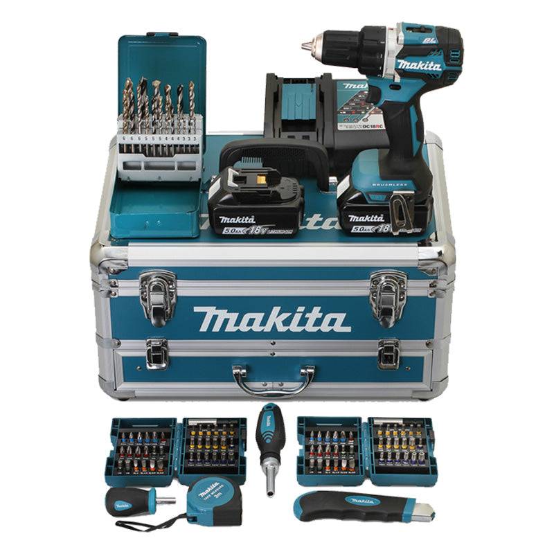 Makita - Perceuse visseuse MAKITA LXT DDF484RTX6 avec accessoires + Enceinte DMR202B Makita - Imagen 2
