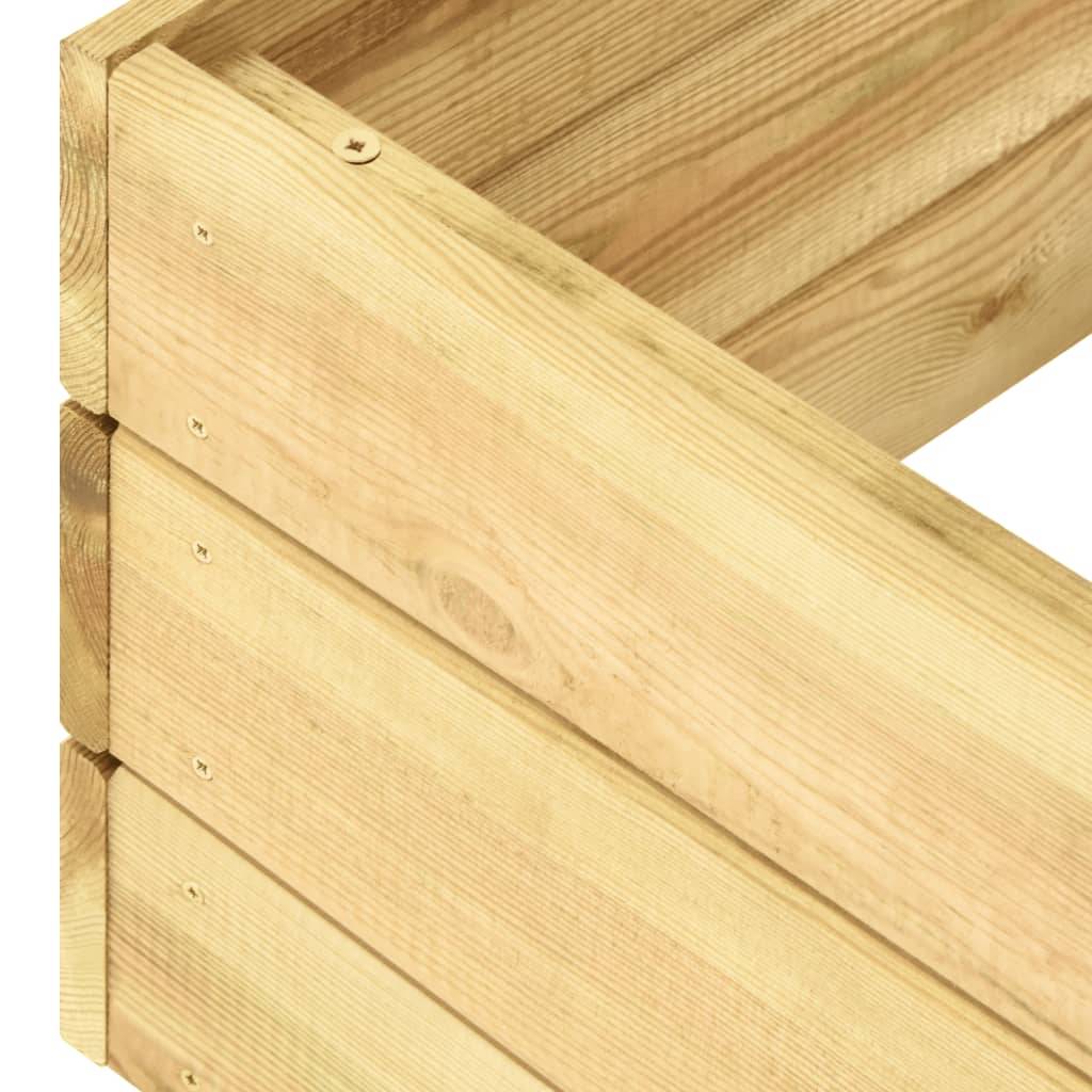 Maison Chic - Bain de soleil - transat Bois de pin imprégné de vert - Meuble Pro - Imagen 6
