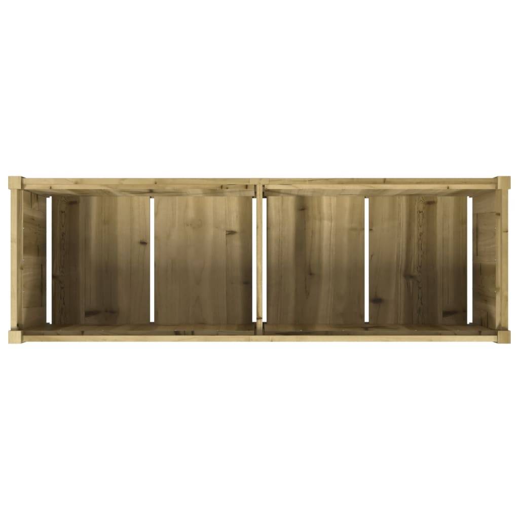 Maison Chic - Jardinière - Bac à Fleurs - Pot De Fleurs 150x50x50 cm bois de pin imprégné - Imagen 8