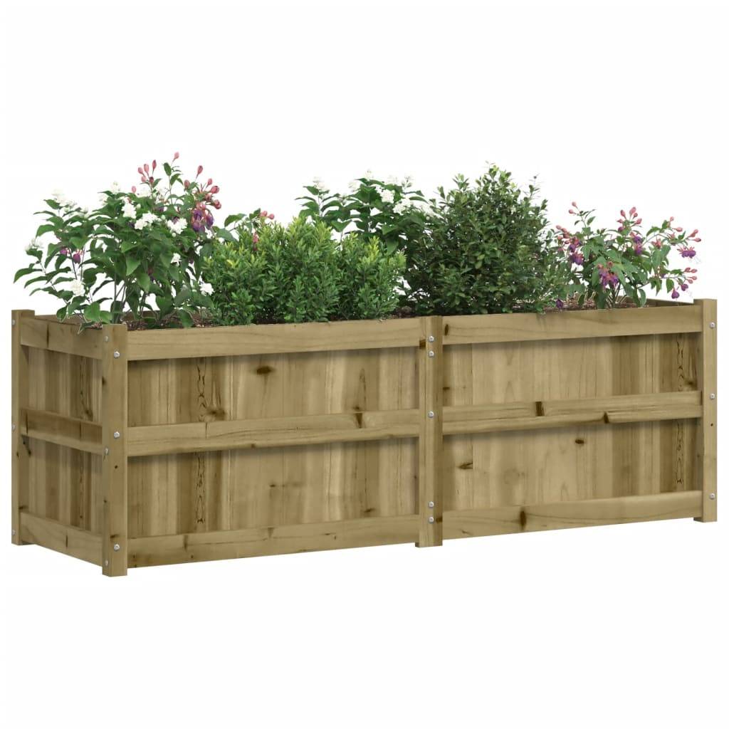 Maison Chic - Jardinière - Bac à Fleurs - Pot De Fleurs 150x50x50 cm bois de pin imprégné - Imagen 4