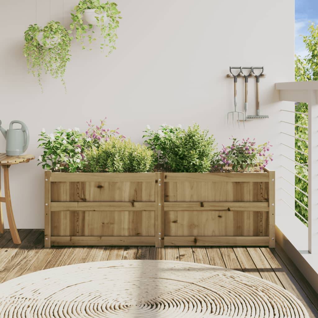 Maison Chic - Jardinière - Bac à Fleurs - Pot De Fleurs 150x50x50 cm bois de pin imprégné - Imagen 3