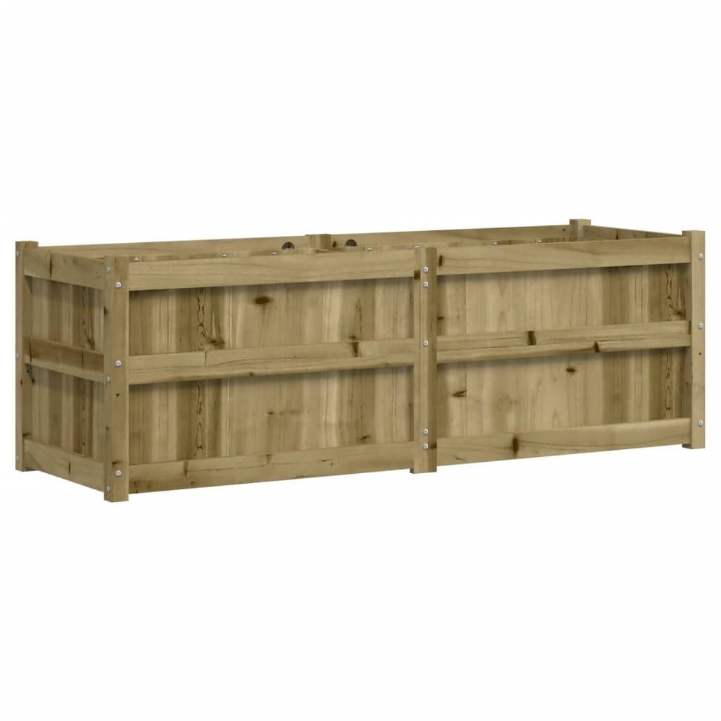 Maison Chic - Jardinière - Bac à Fleurs - Pot De Fleurs 150x50x50 cm bois de pin imprégné - Imagen 1