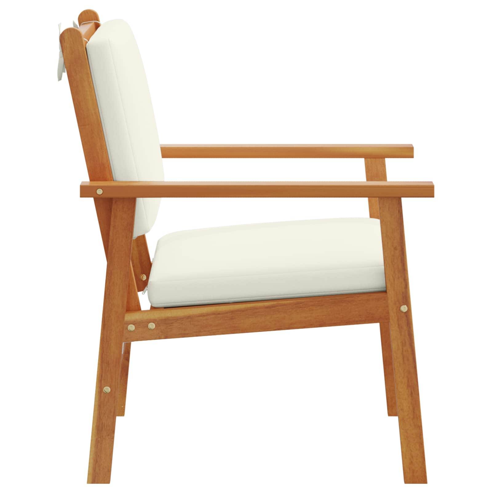 Prolenta Premium - Chaise bois composite  Prolenta Crème   2-personnes - P95051C - Image 4