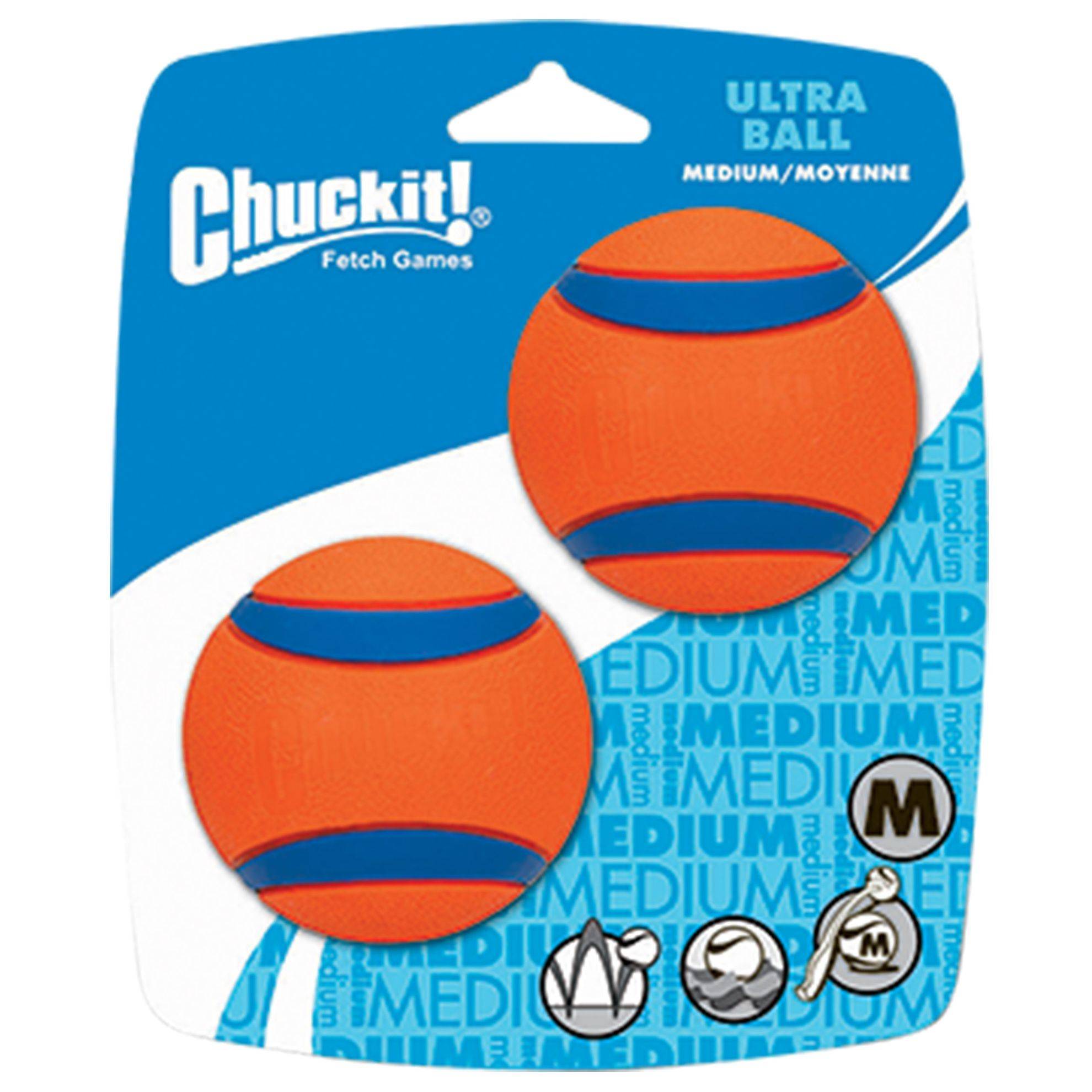 Lot de 2 Balles Caoutchouc Chuckit! CHUCK IT