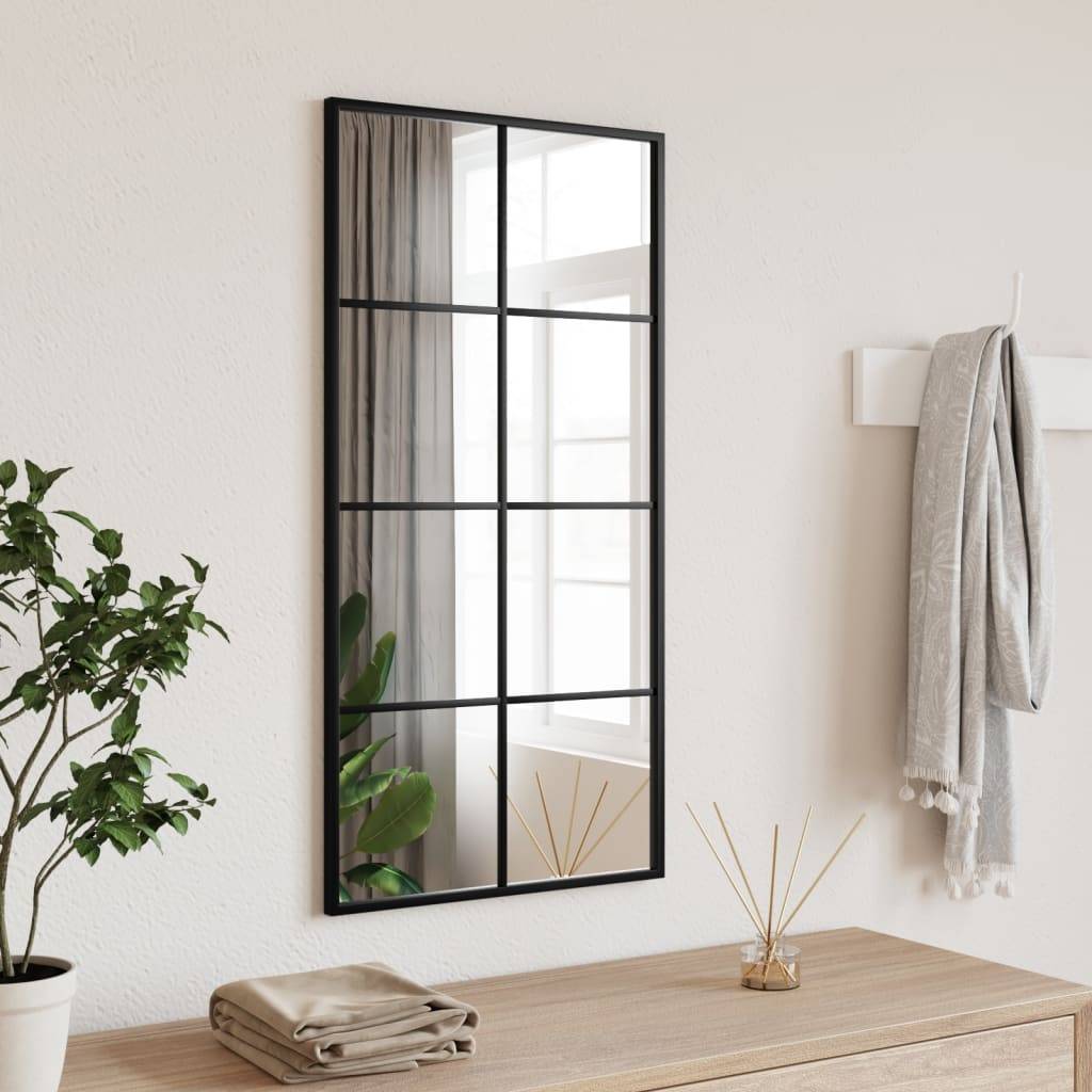 Maison Chic - Miroir mural noir 40x80 cm rectangulaire fer Maison Chic - Image 2