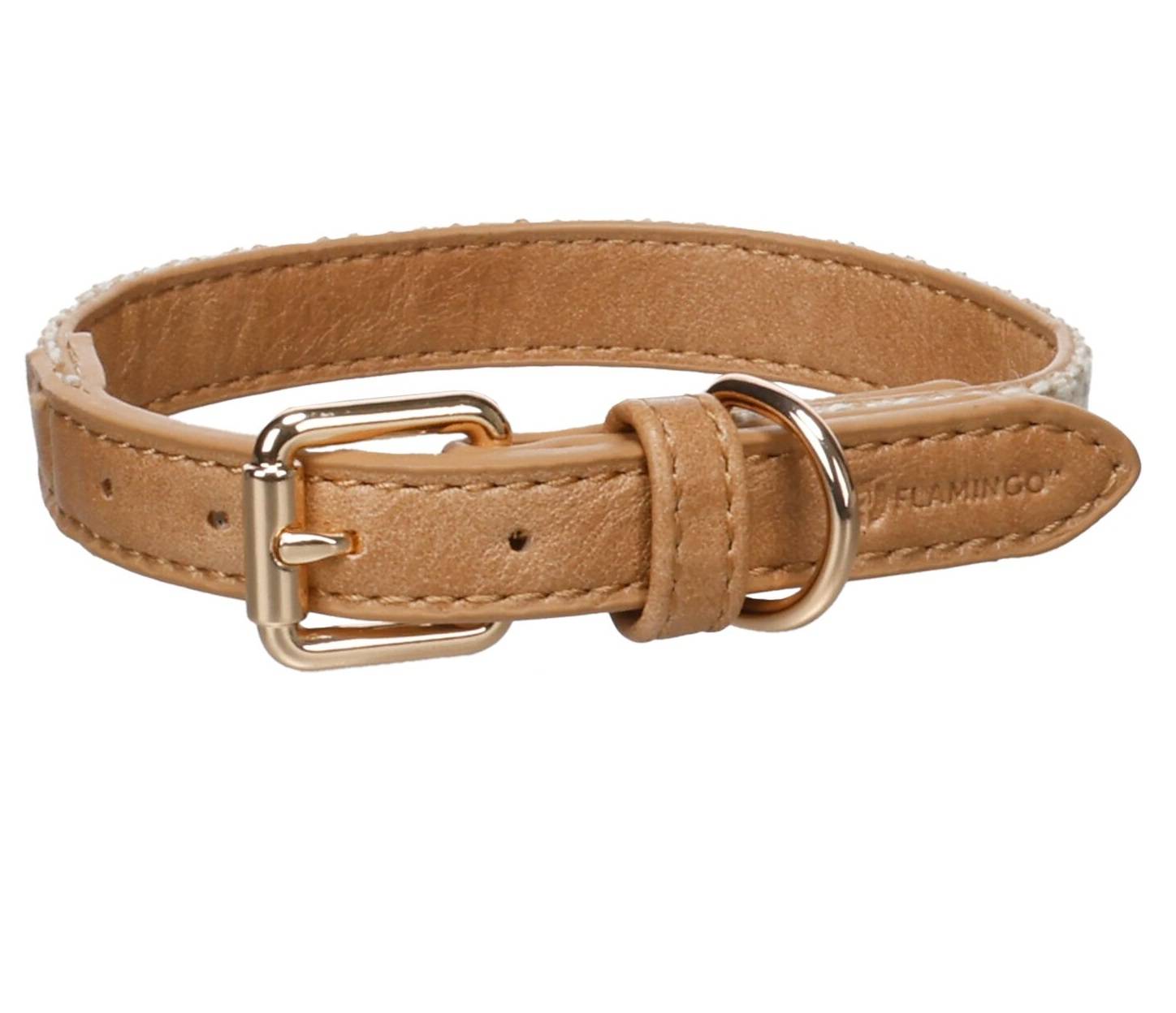 Eden - Chien Collier Lara Beige M 38-48cm 25mm - Image 3