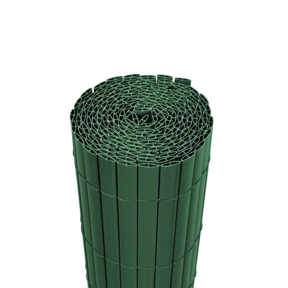 Canisse PVC occultant double face 1,5x5m vert - Kit complet avec fixation - Image 7