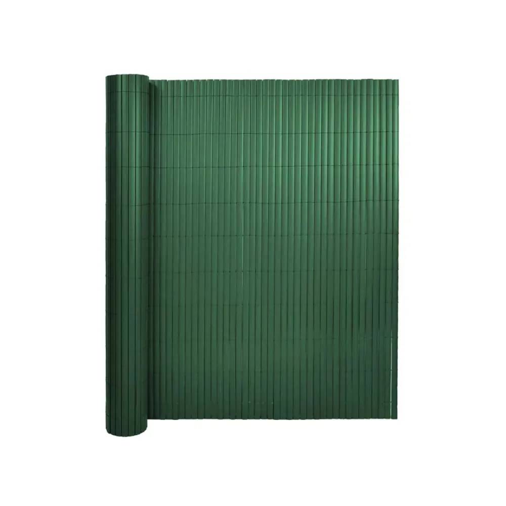 Canisse PVC occultant double face 1,5x5m vert - Kit complet avec fixation - Image 2