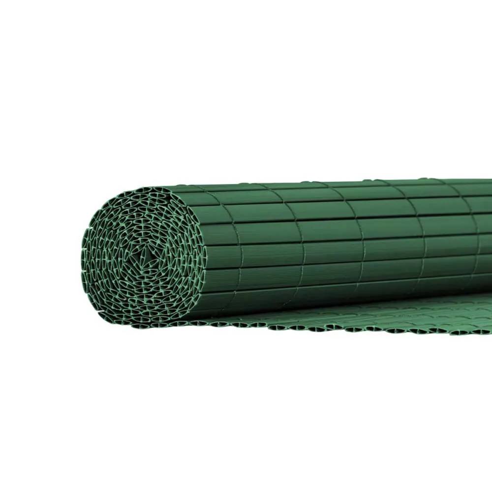 Canisse PVC occultant double face 1,5x5m vert - Kit complet avec fixation - Image 5