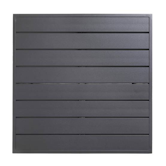 Oviala - Plateau de table carré Cardiff en aluminium noir 60 cm pour pied Klipo Cardiff - Oviala - Imagen 6