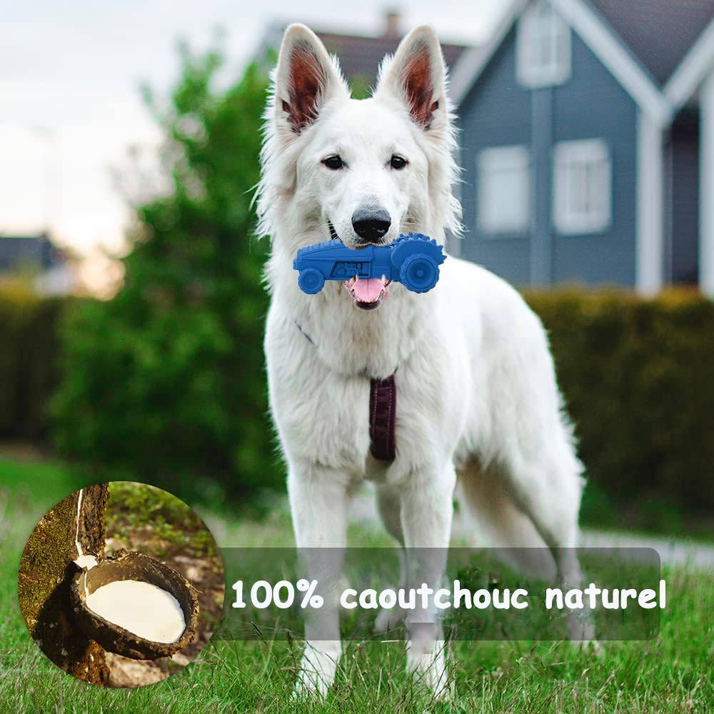Petsation - Jouet bleu en latex à mâcher robuste et résistant pour moyens et grands chiens - Petsation - Imagen 2