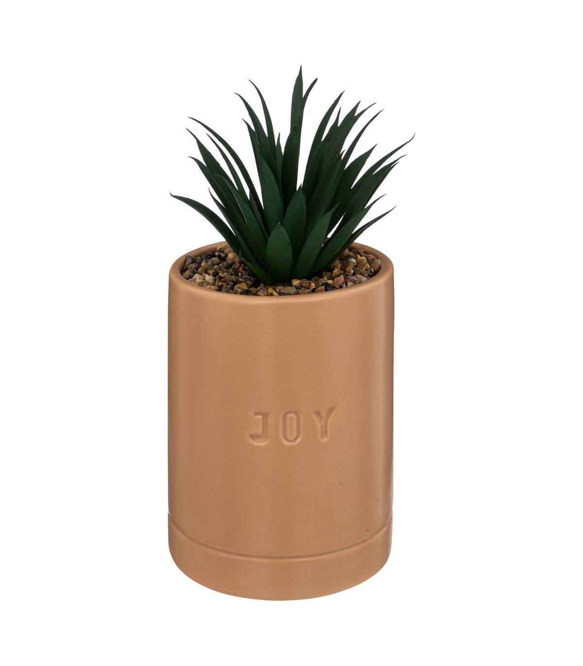 Plante artificielle pot en Céramique Ambre H 20 cm - Imagen 1