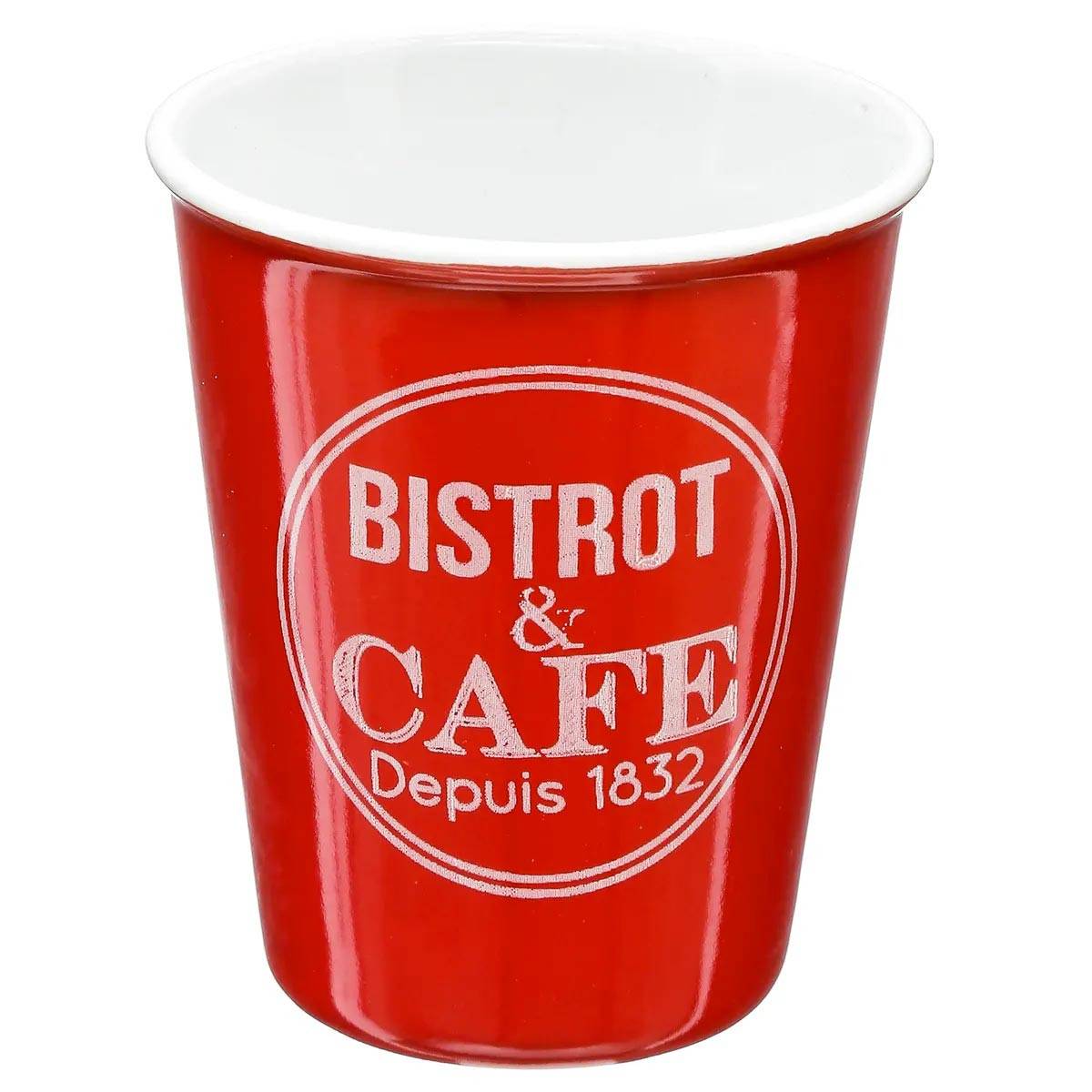 Coffret 6 Tasses "Bistrot" 10cl Multicolore - Image 3