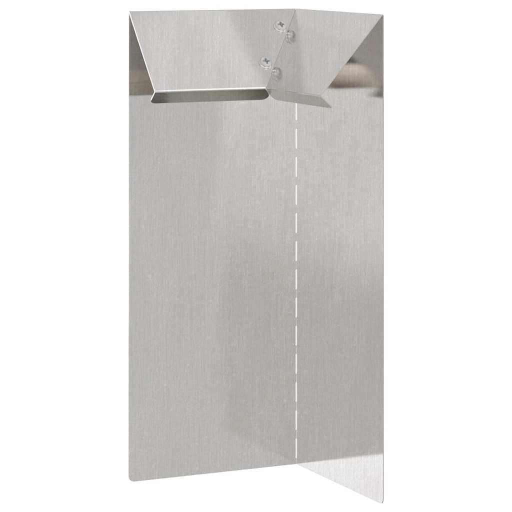 Clôture à escargots acier inoxydable barrière jardin potager protection 10x25cm argent - ComfortXL Outdoor Living - Image 4