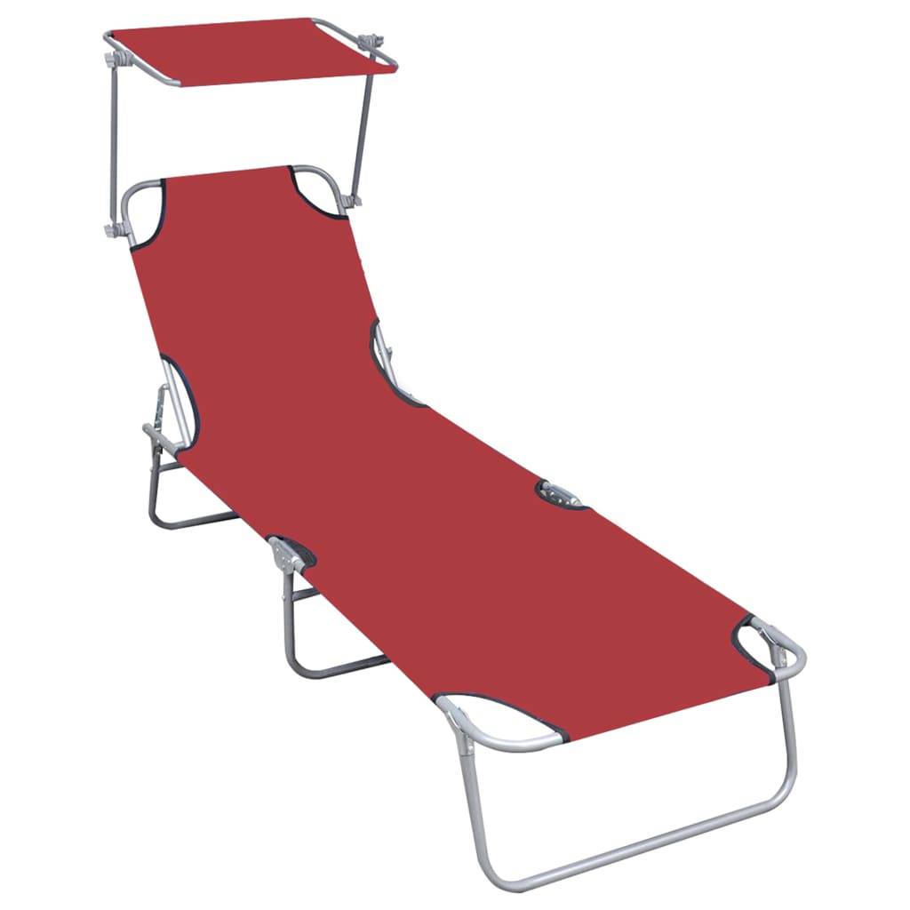 Prolenta Premium - Store banne  Hobart Rouge  188,5 X 57,5 X 27 cm  - P87209R - Image 1