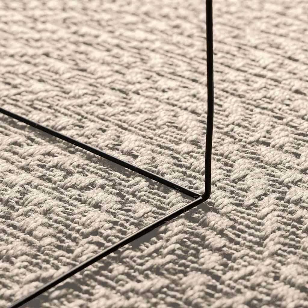 Tapis Carré de Terrasse Aspect Jute en PP Facile d'Entretien Crème 120x120 cm – ComfortXL Outdoor Living - Imagen 4