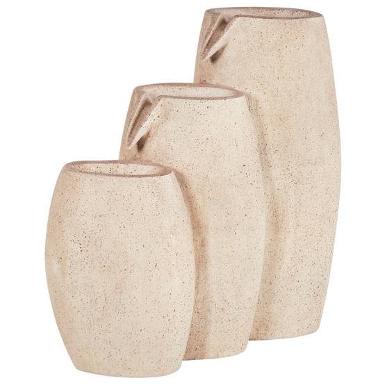 Beliani - Fontaine décorative Résine Beige ARKLE - Beliani - Image 4