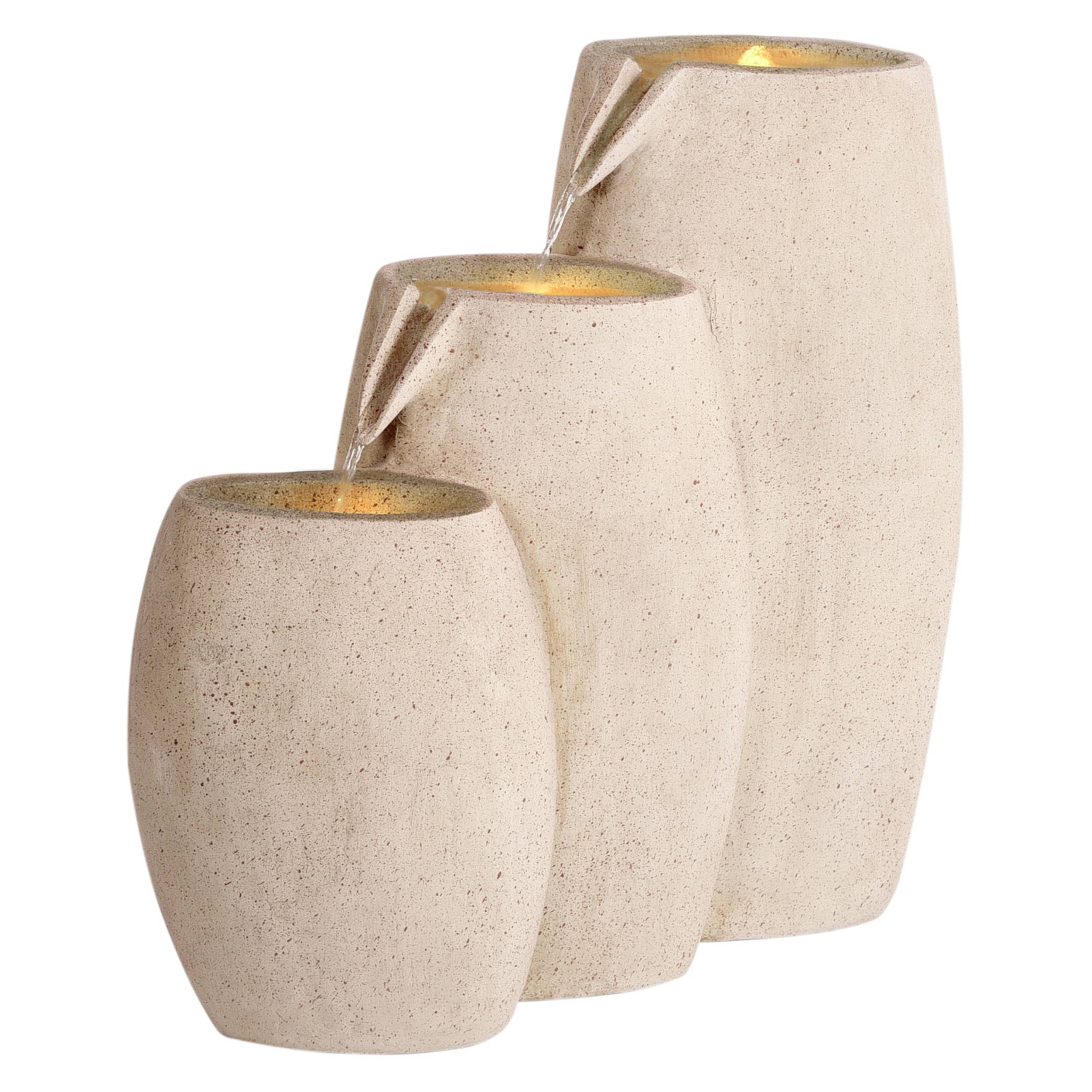 Beliani - Fontaine décorative Résine Beige ARKLE - Beliani - Image 2