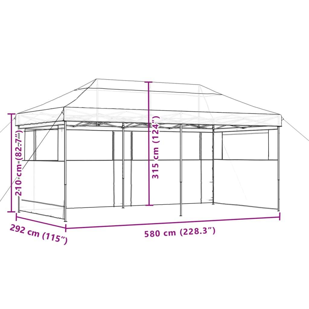 Prolenta Premium - Pergola acier vert 580 x 292 x 315 cm - Prolenta premium p3125.1 - Image 9