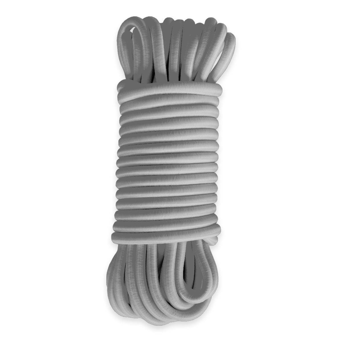 Sandow élastique Gris 15 mètres 9SW - Qualité PRO - Tendeur pour bâche de diamètre 9 mm TECPLAST - Imagen 1