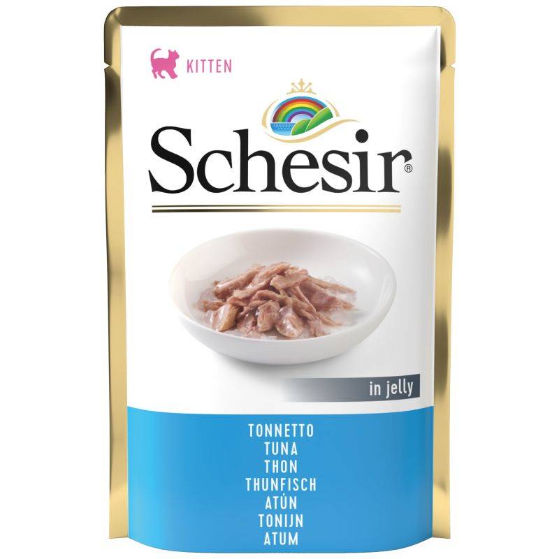 Schesir - Gelée filet thon chaton (sachet 85g) - SCHESIR
