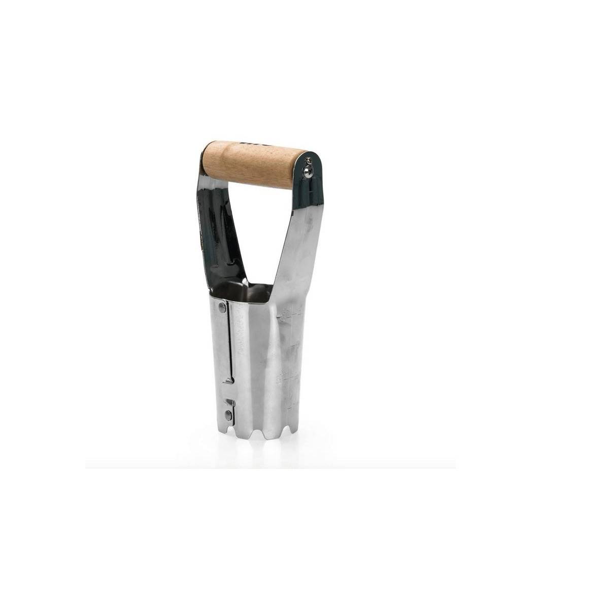 Kit 9 outils de jardin Manche bois Hêtre Inox et Fer forgés à la main VITO - Imagen 5