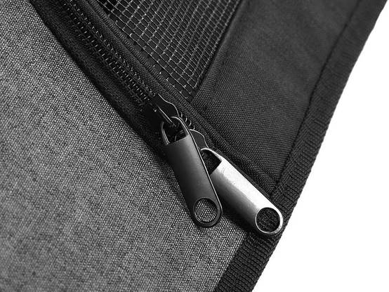 Sac de transport pour animaux de compagnie grand format GRIS ET NOIR - Image 10