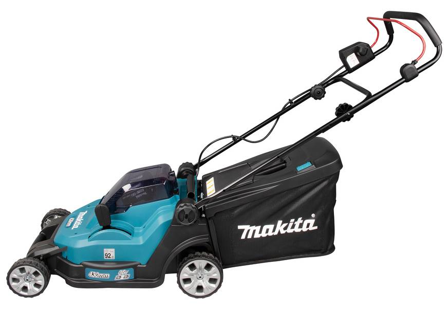 Tondeuse 36V (2X18V LXT) 43 cm - MAKITA - 2 Batteries 18V 5Ah - chargeur double - DLM432PT2 - Image 4