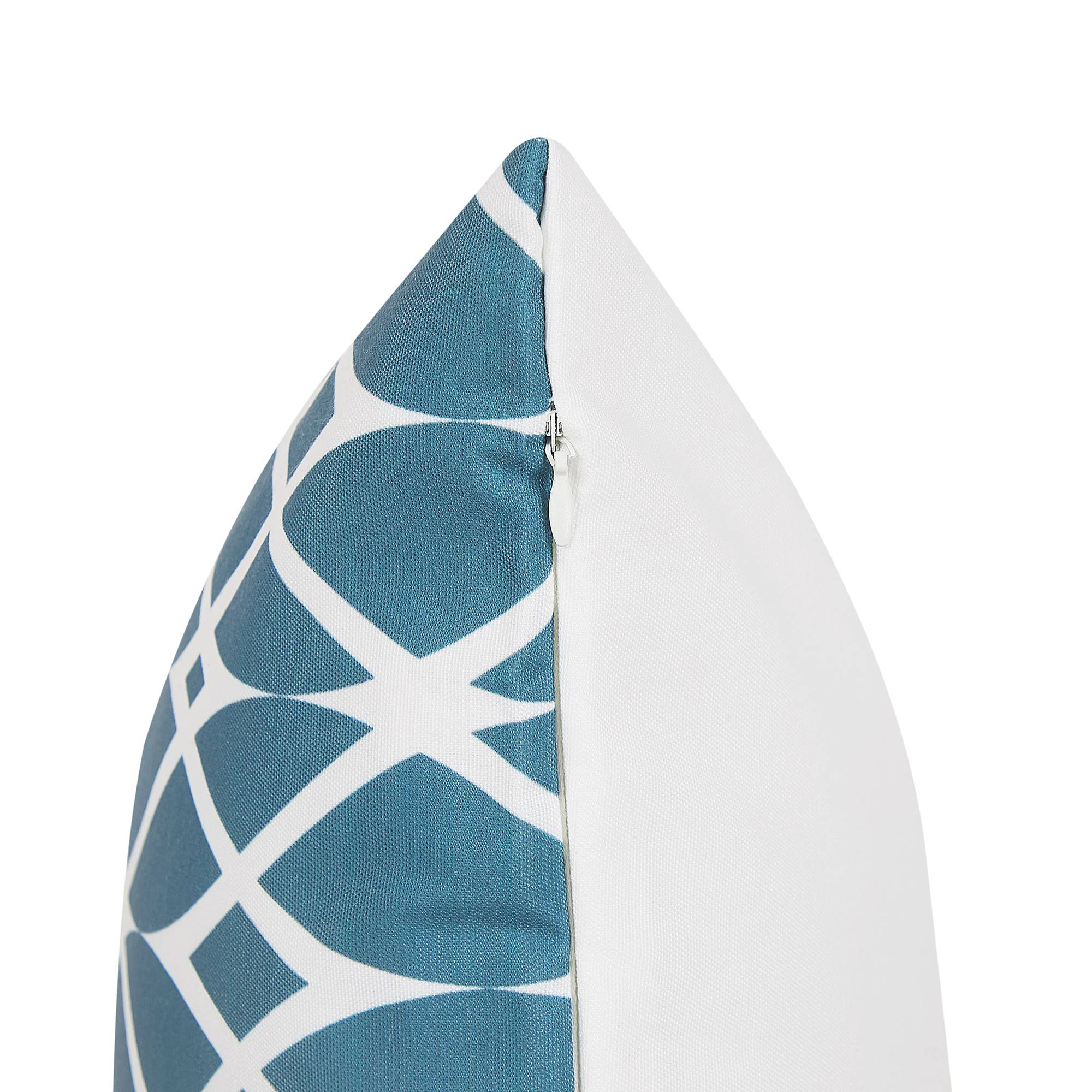 Beliani - Coussin d'extérieur Polyester Bleu ANAGNI Beliani - Imagen 4