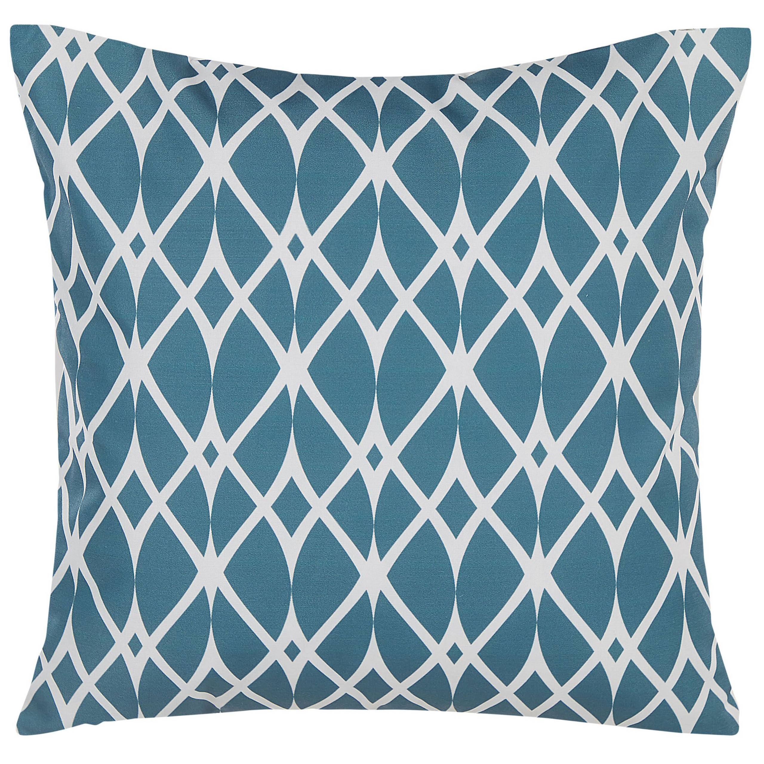 Beliani - Coussin d'extérieur Polyester Bleu ANAGNI Beliani - Imagen 3
