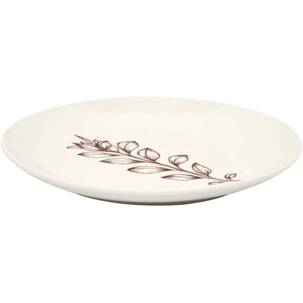 The Home Deco Factory - Assiette en porcelaine Cottage 20 cm (Lot de 6) - Imagen 3