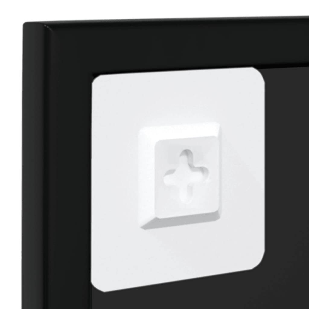 Maison Chic - Miroirs muraux 2 pcs noir 100x60 cm métal Maison Chic - Image 7